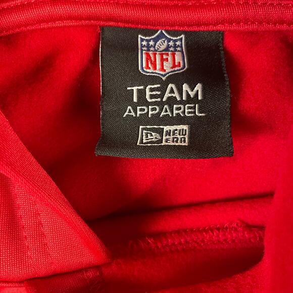 New Era NFL Men's Atlanta Falcons X-Large Red Safety Performance Fleece Hoodie - Picture 6 of 14